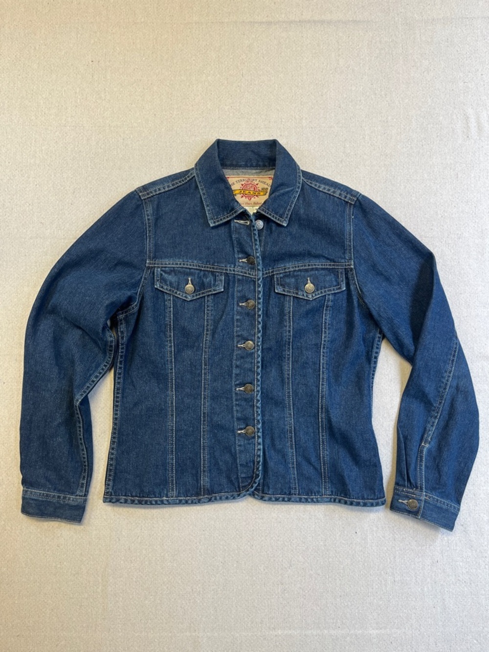 The Territory Ahead Denim Jacket Women’s Medium Wash Western Jean